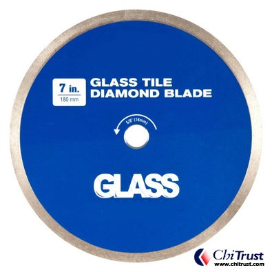 Continuous Rim Glass Diamond Blade